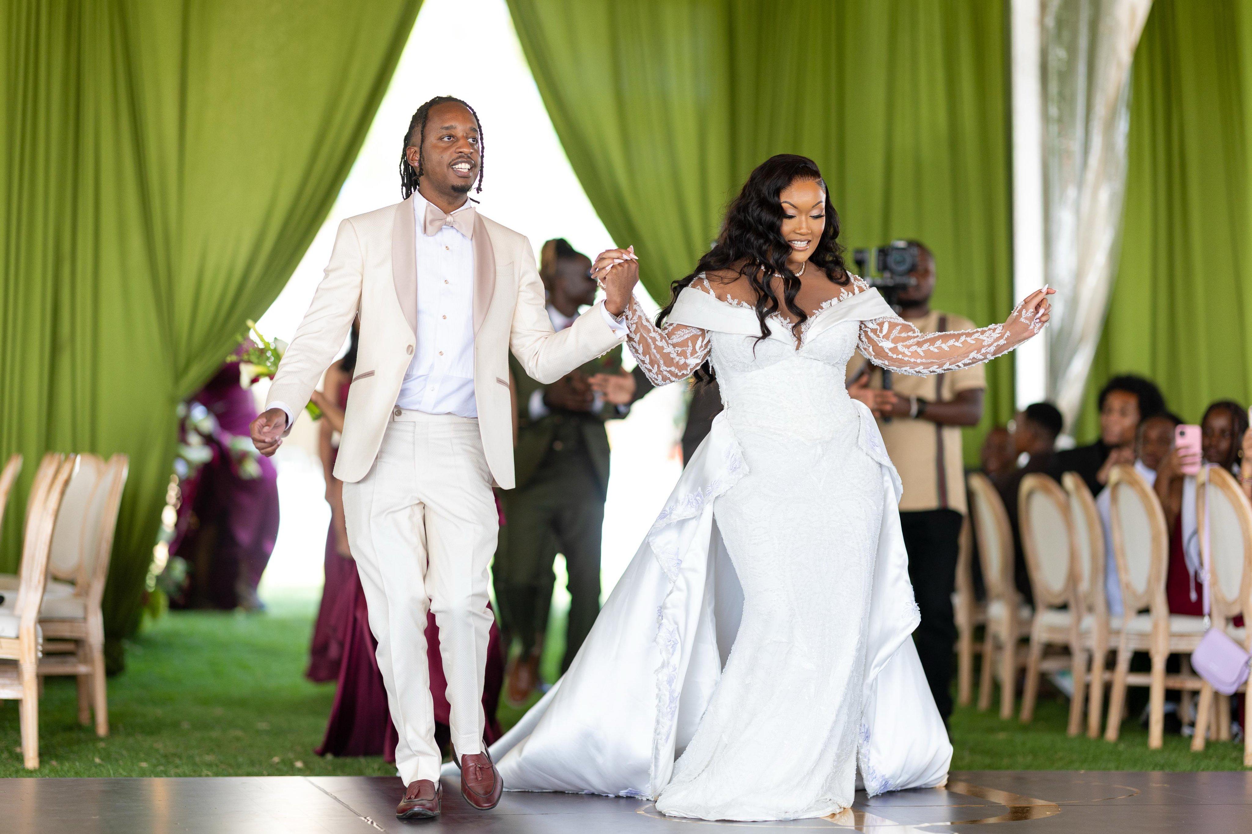 President Ruto Congratulates Anne Waiguru’s Son Njuguna on Marriage | PHOTOS