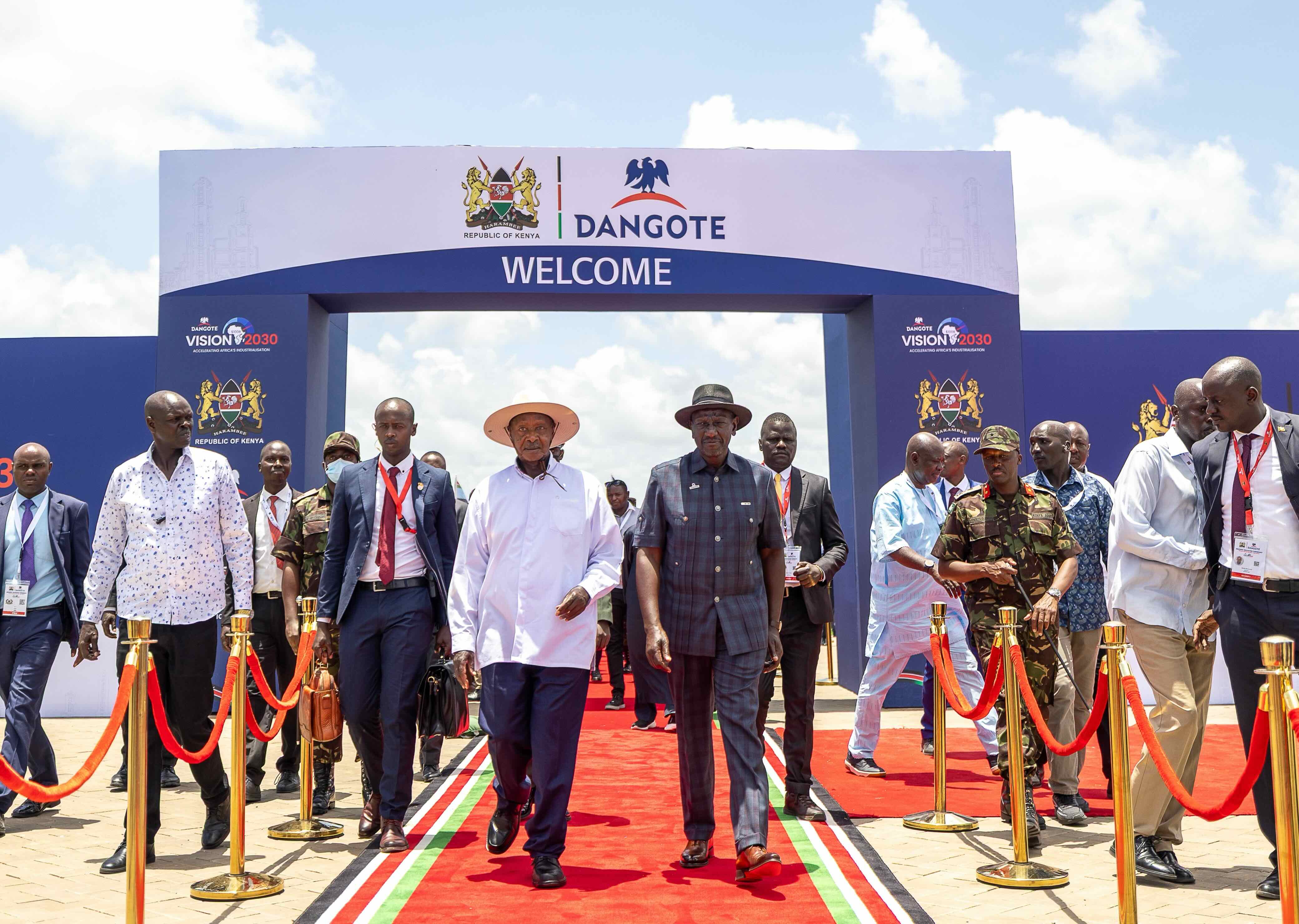 Ruto says Kenya will take stake in Dangote Lamu refinery, shares to be offered at NSE
