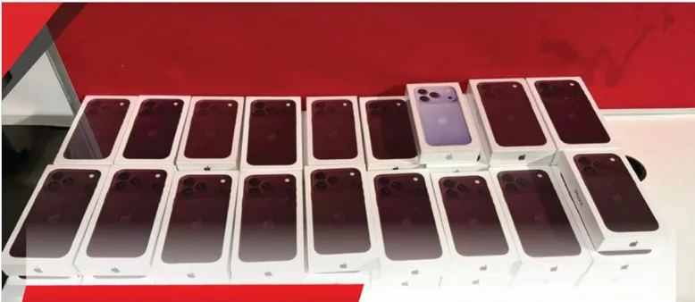 KRA seizes 40 undeclared iPhone 18 phones at JKIA: The warning every traveller should know